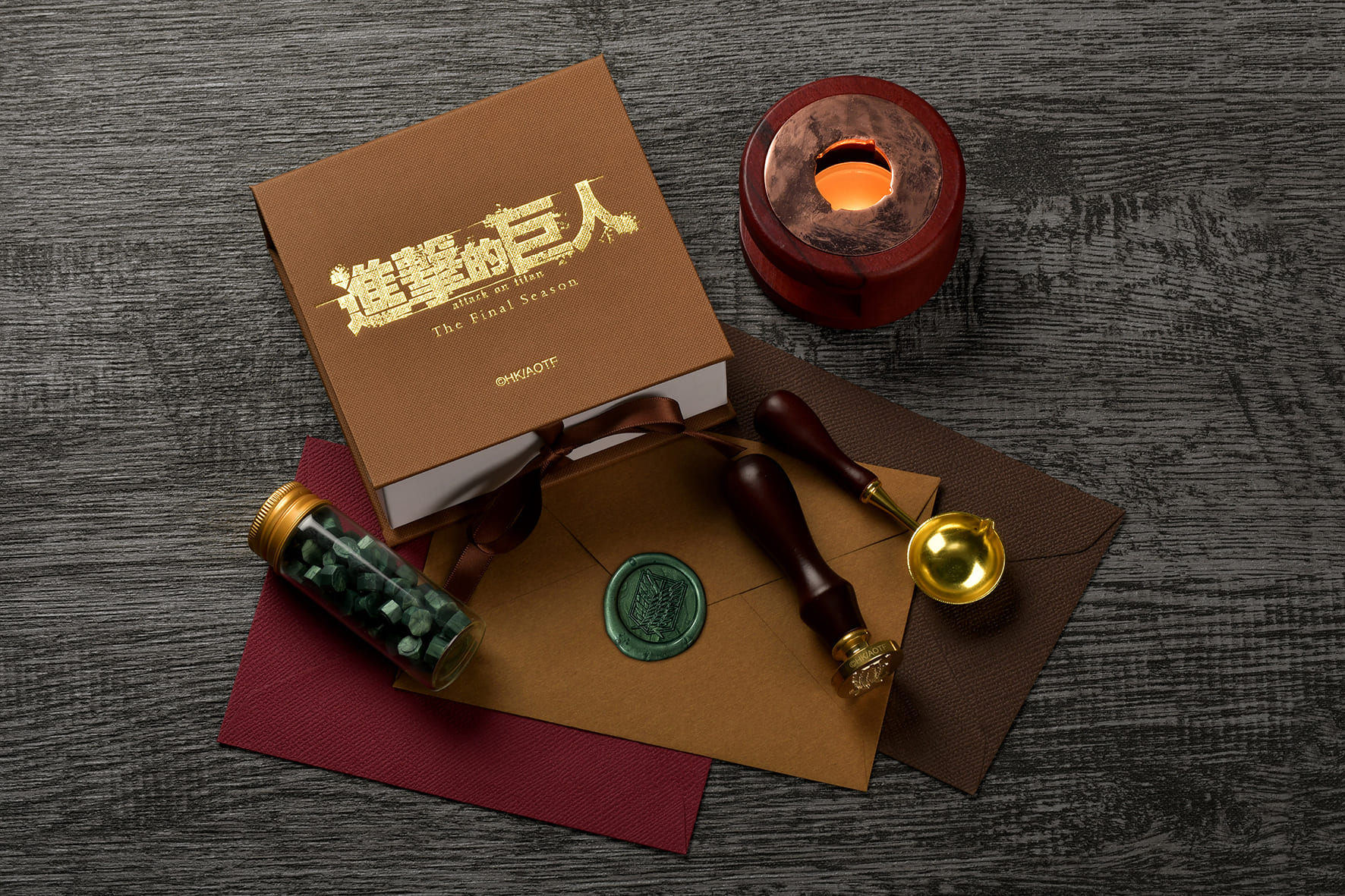 新品 進擊的巨人 調查兵團封蠟組