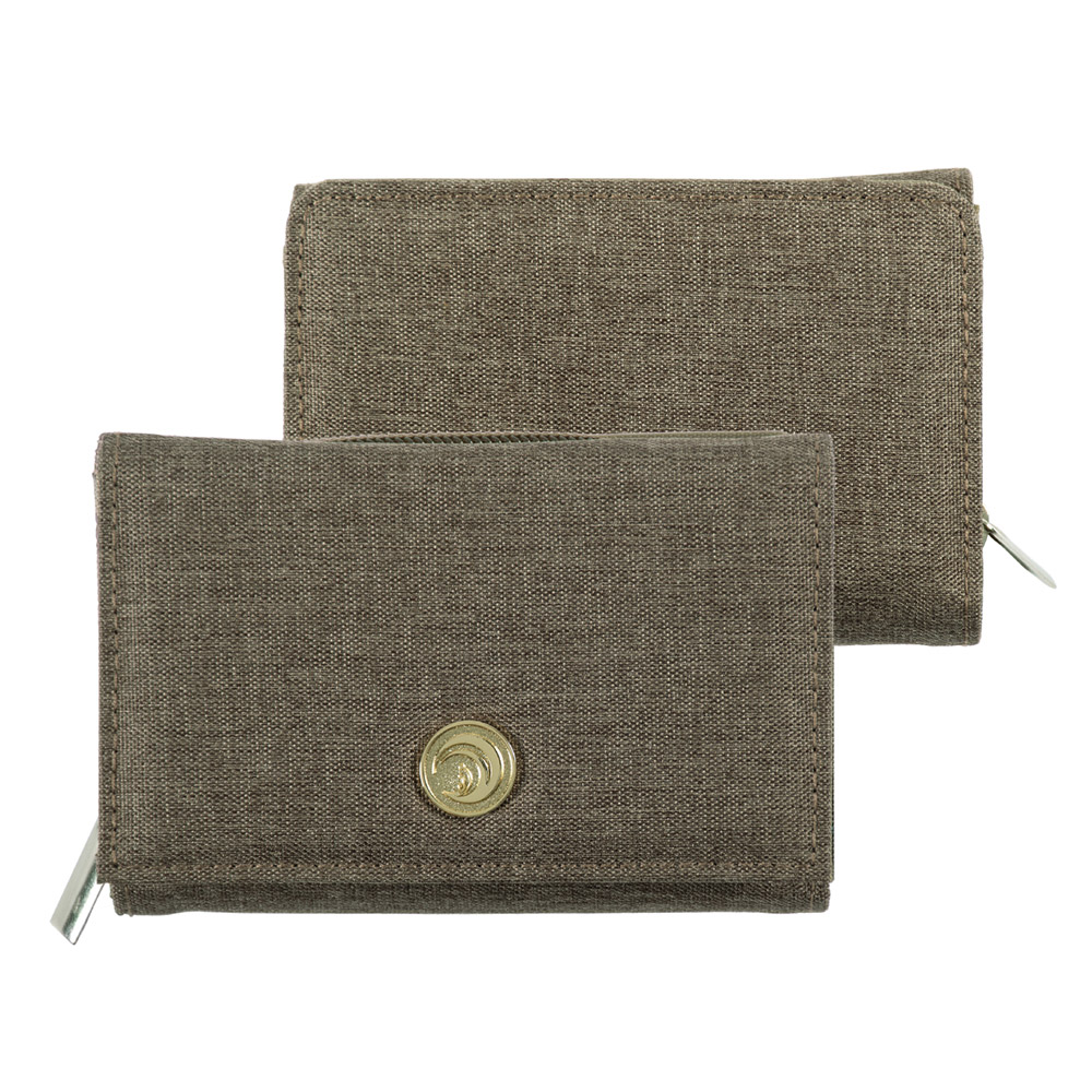 02 《lycoris Recoil 莉可麗絲》金屬造型扣式短夾a款