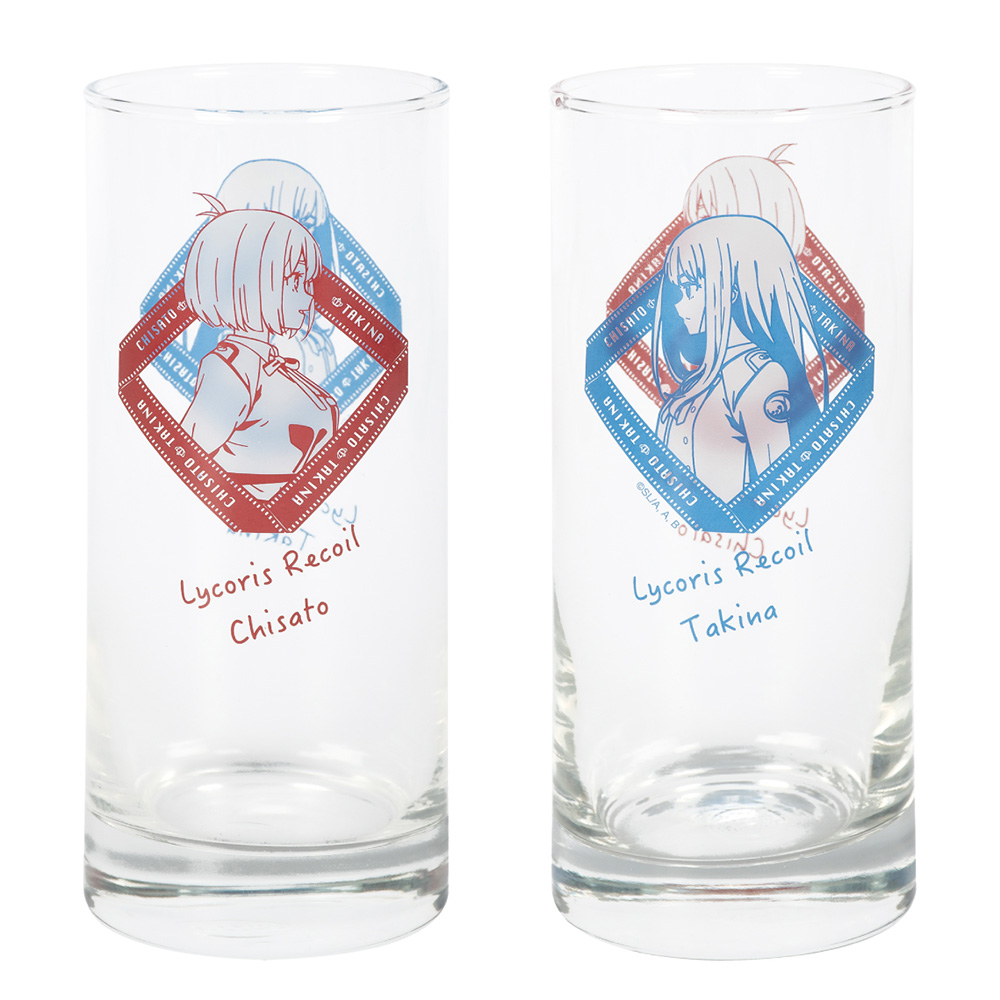 03 《lycoris Recoil 莉可麗絲》長型玻璃水杯