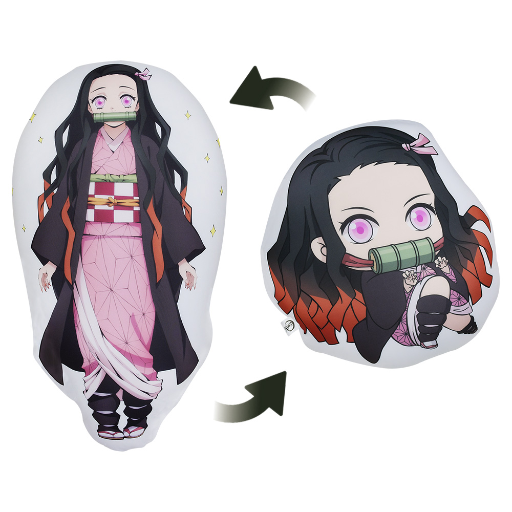 3.《鬼滅之刃》禰豆子雙面翻轉抱枕