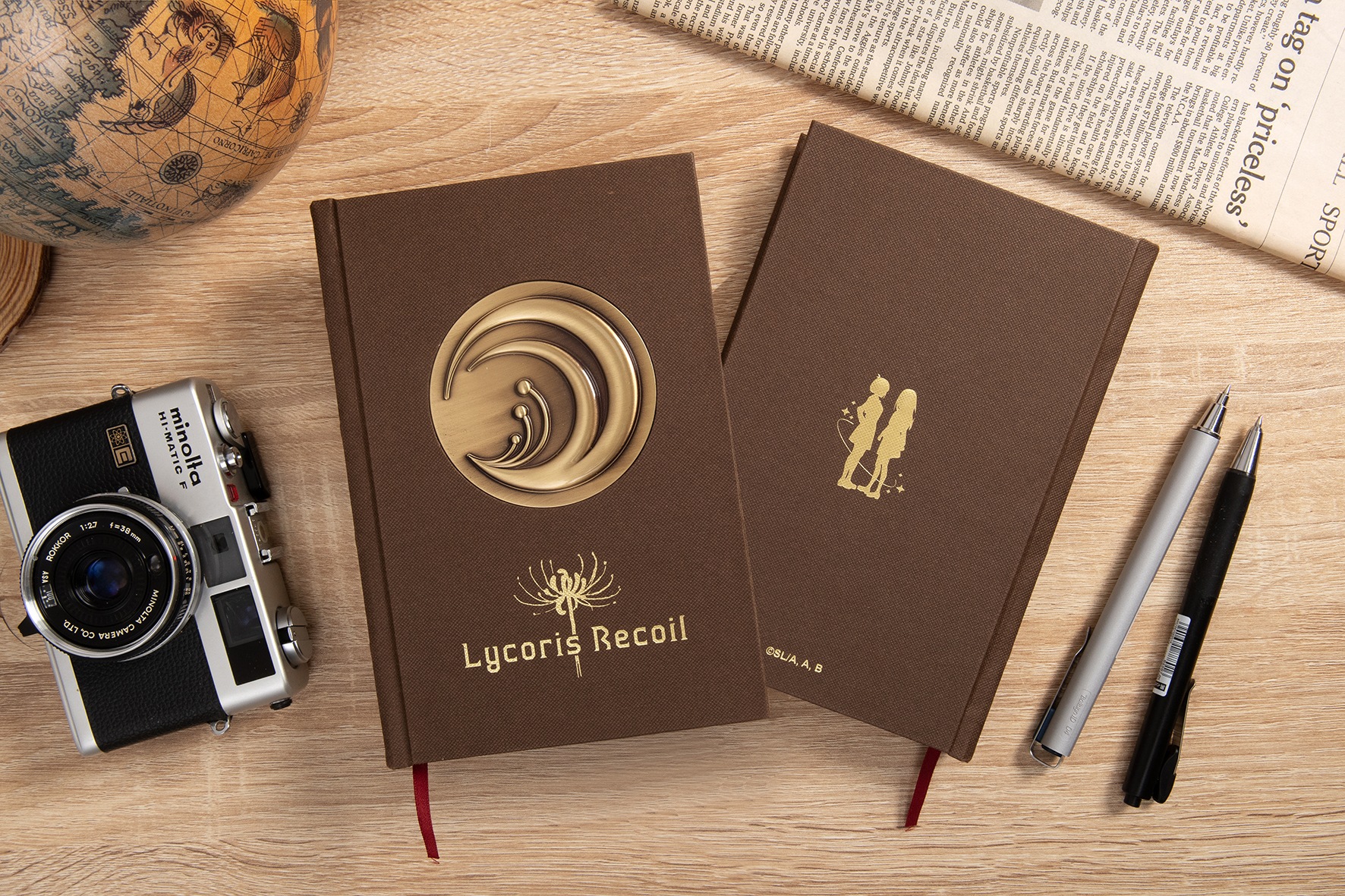09 Lycoris Recoil 莉可麗絲 徽章質感筆記本