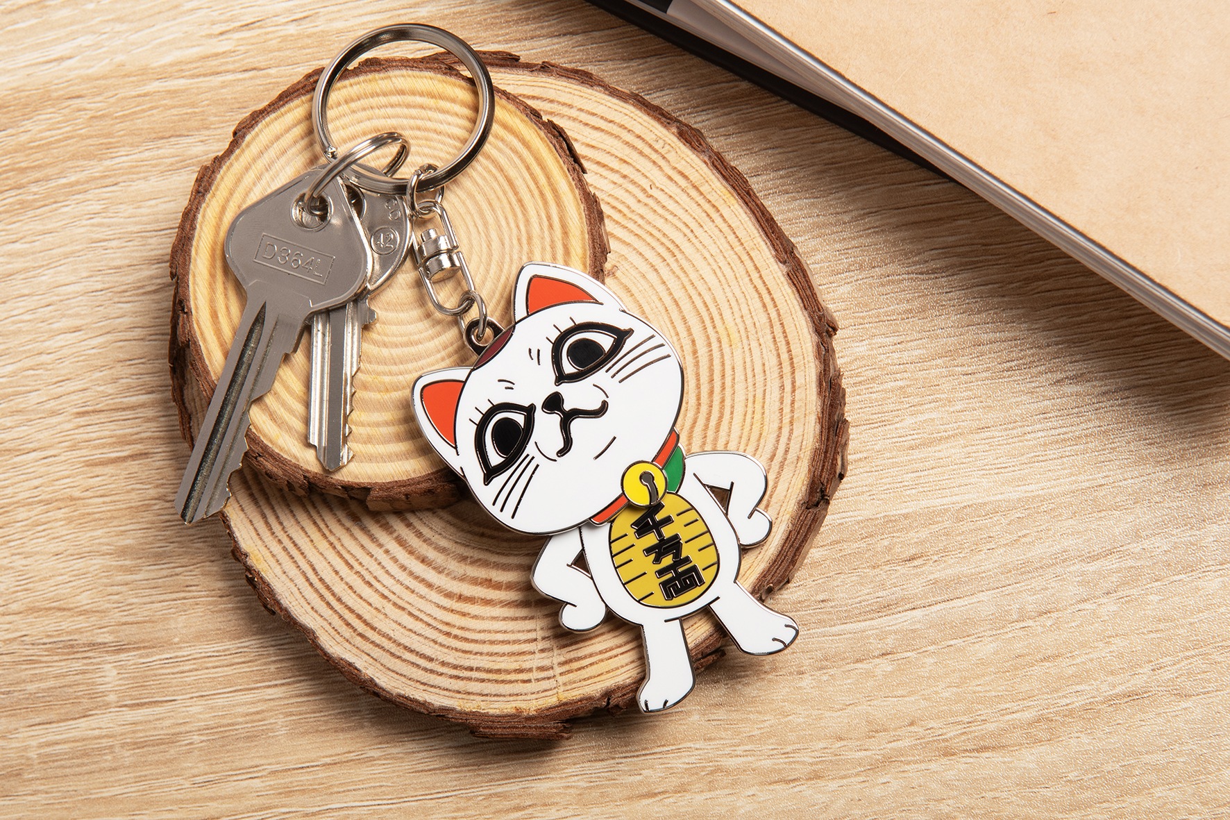 01 高速婆婆貓搖擺鑰匙圈