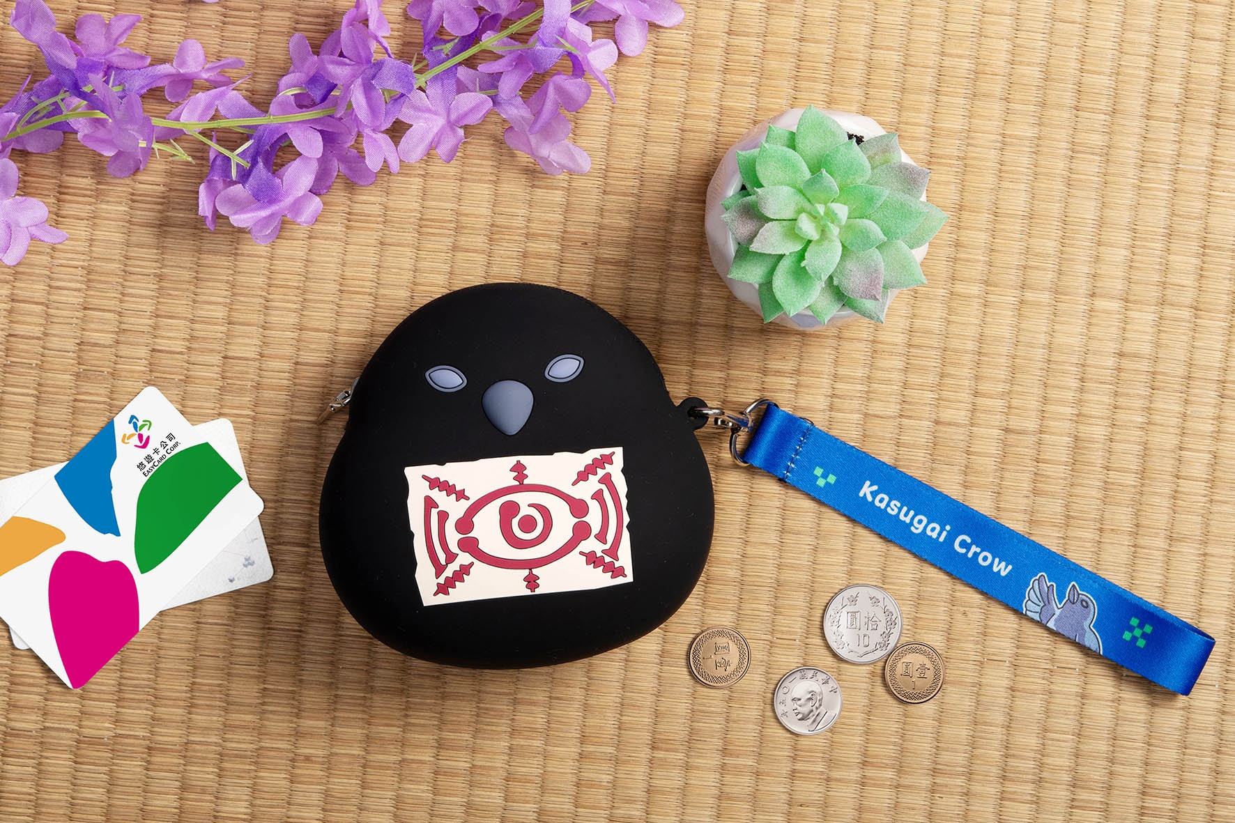 03 鎹鴉造型矽膠零錢包