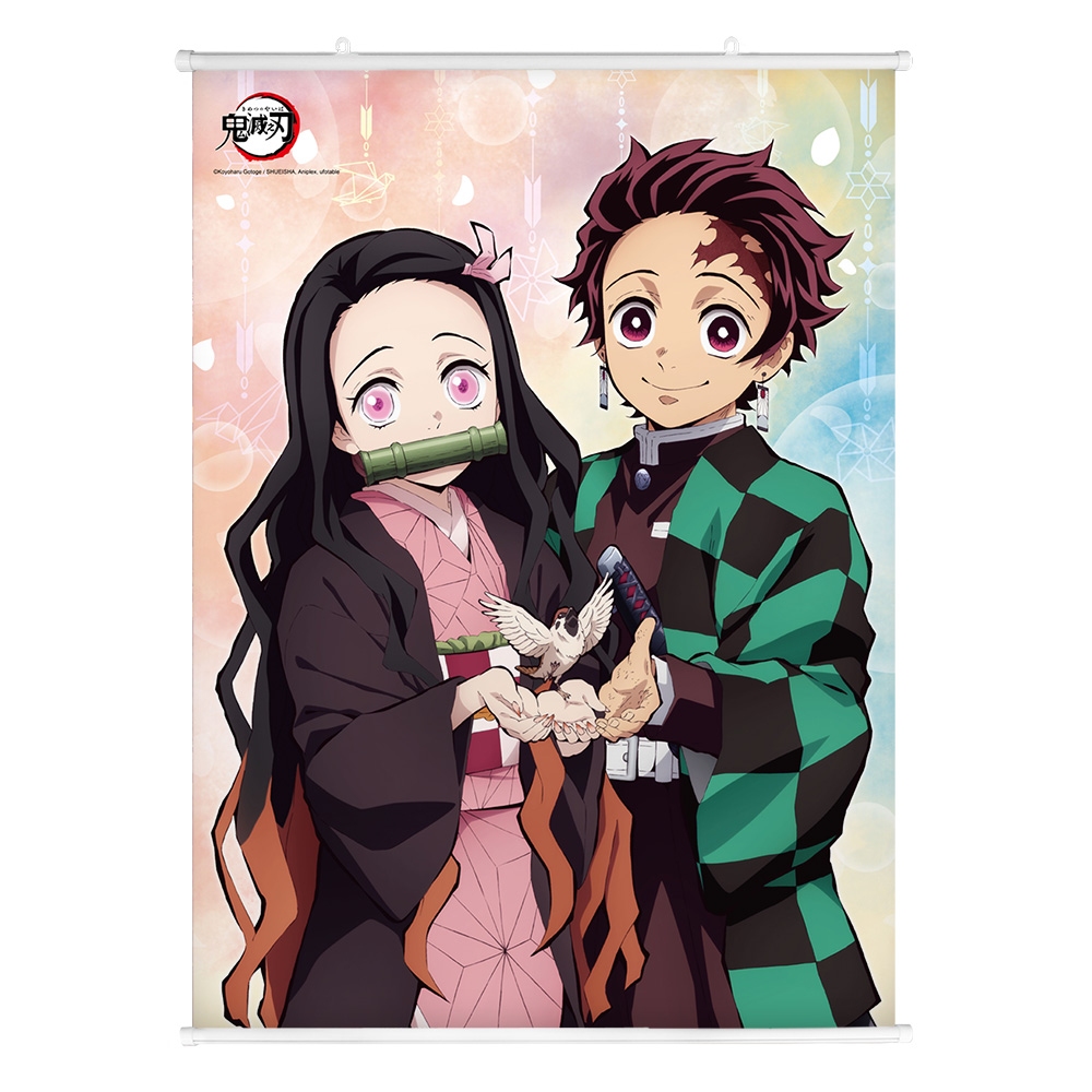 03 炭治郎禰豆子布掛畫