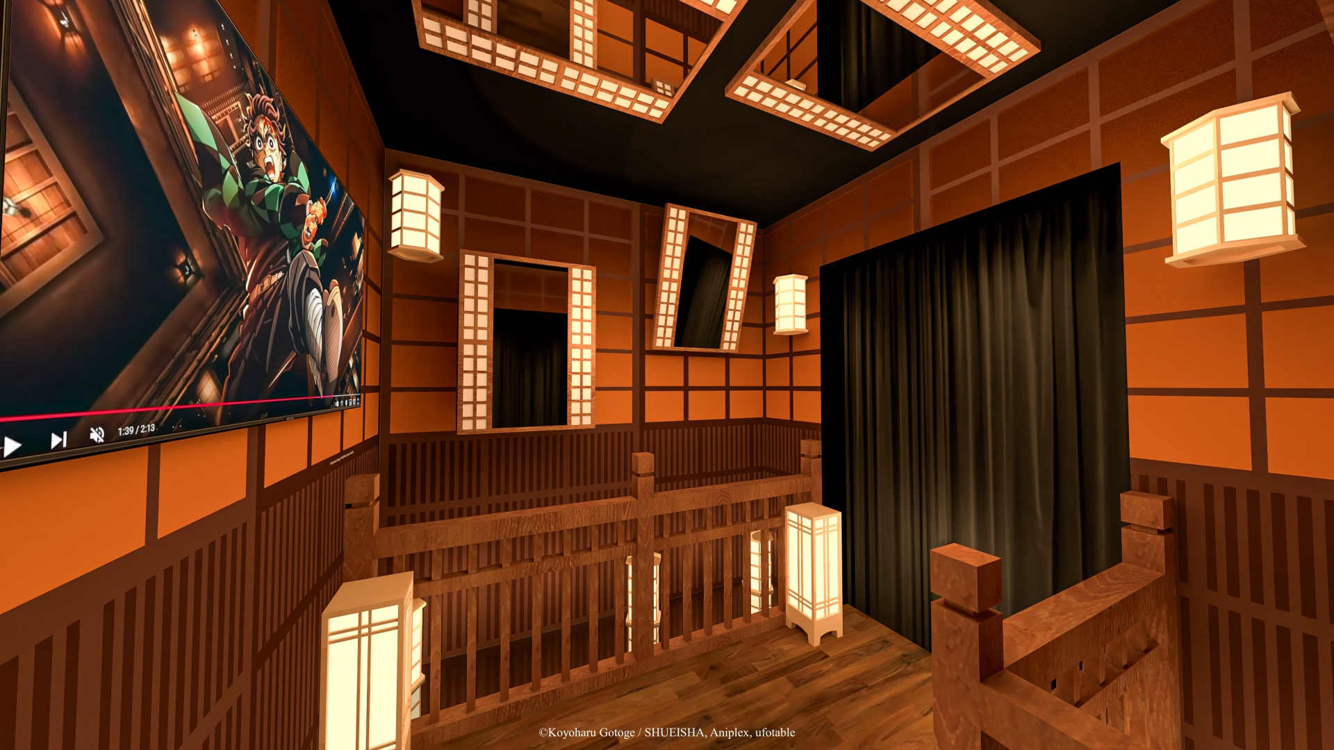 04 邁向無限城展區，在鏡面交錯中尋找戰鬥的身影